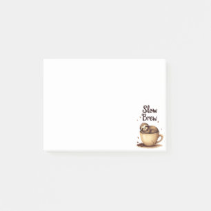 Post-it® Slow Brew Coffee Sloth