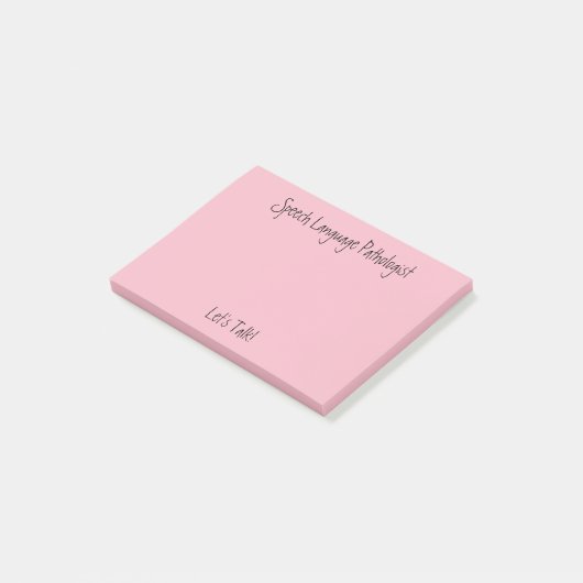 Post-it® SLP (orthophoniste) publie ses notes (Incliné)