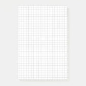 Post-it® Small Graph Paper (Grids / Squares) Personalized (Devant)