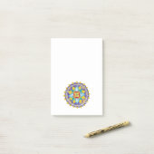 Post-it® SMall mandala dessin Dessin Post-it Notes (Sur un bureau)