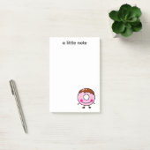 Post-it® Smiling Sprinkle Donut Character Art (Bureau)