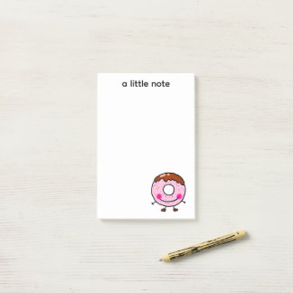 Post-it® Smiling Sprinkle Donut Character Art