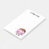 Post-it® Smiling Sprinkle Donut Character Art (Incliné)
