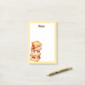 Post-it® S'more Chocolate Cats (Sur un bureau)