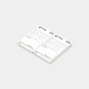 Post-it® Snapdoodle Vacances Cadeau Emballage Post It Tags