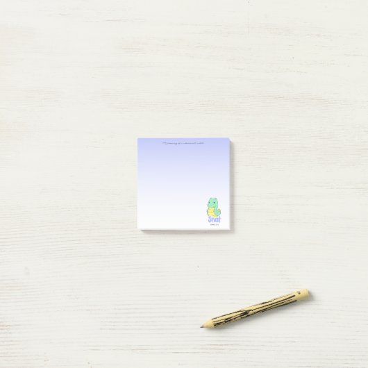 Post-it® Snat (Snake + Cat) (Sur un bureau)