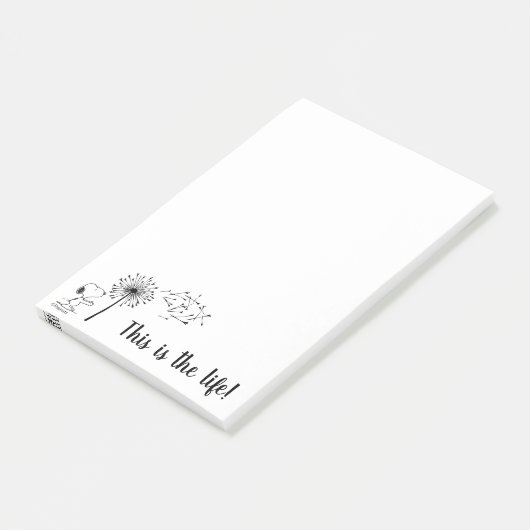 Post-it® Snoopy Avec Dandelion (Incliné)