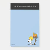 Post-it® Snoopy & Bois Nid Avec Jack O'Lantern (Devant)