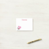 Post-it® Snoopy Hugs & Kisses (Sur un bureau)