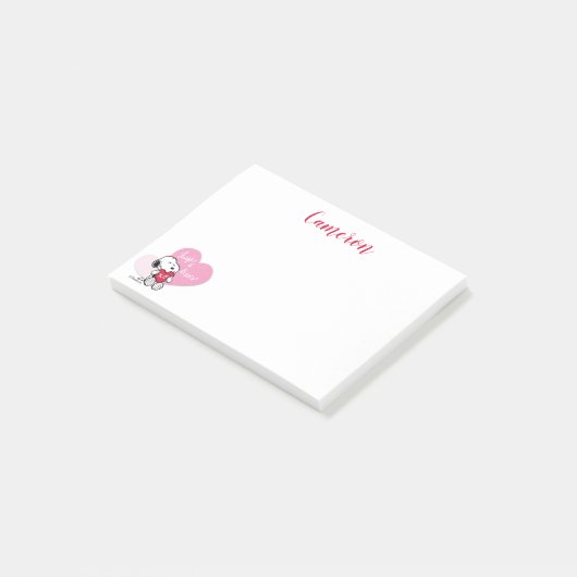 Post-it® Snoopy Hugs & Kisses (Incliné)