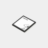 Post-it® Snoopy Smile Giggle Laugh | Add Your Name (Incliné)