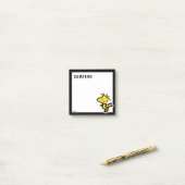 Post-it® Snoopy & Woodstock Fun & Flowers | Ajouter Votre N (Sur un bureau)