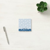 Post-it® Snowflakes Motif sur Blue (Bureau)