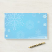 Post-it® Snowflakes Post-it-Notes (Sur un bureau)
