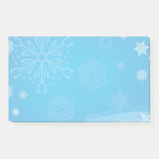 Post-it® Snowflakes Post-it-Notes (Devant)