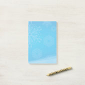 Post-it® Snowflakes Post-it-Notes (Sur un bureau)