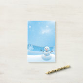 Post-it® Snowman (Sur un bureau)