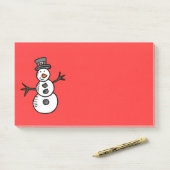 Post-it® Snowman (Sur un bureau)