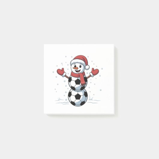 Post-it® Snowman Soccer Noël Père Noël Baseball Sport (Devant)