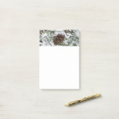 Post-it® Snowy Pine Cone I (Sur un bureau)
