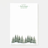 Post-it® Snowy Trees Post-it-Notes (Devant)
