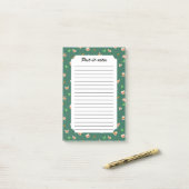 Post-it® Snowy Winter Gingerbread Maison Cookies (Sur un bureau)