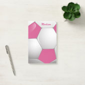 Post-it® Soccer Ball Pink and White (Bureau)