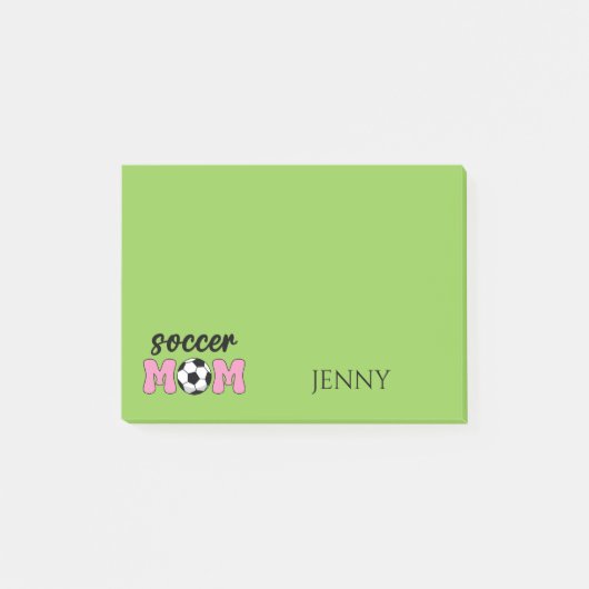 Post-it® Soccer Maman Fête des mères Personnaliser (Devant)
