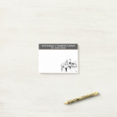 Post-it® Société de logistique, de transport et de déménage (Sur un bureau)