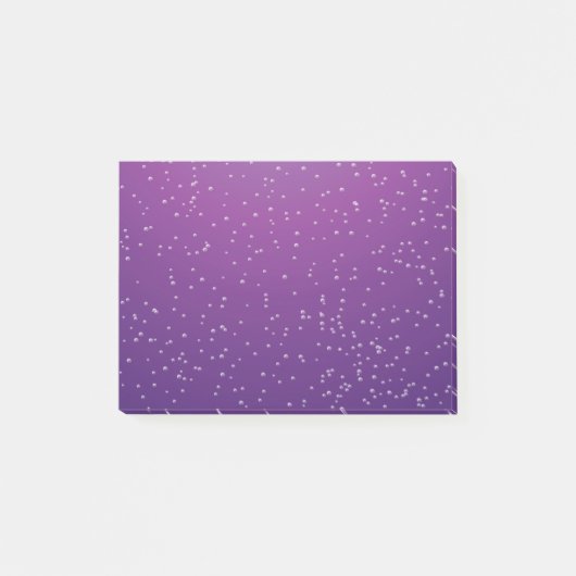 Post-it® Soda de raisin avec minuscules bulles Art Arrière  (Devant)