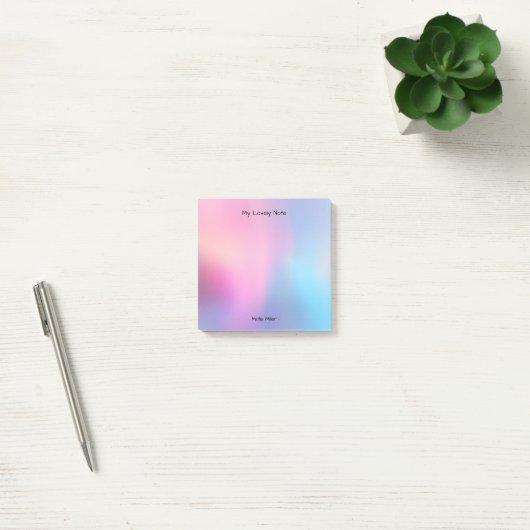 Post-it® Soft Blur Pastel Background (Bureau)