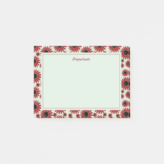 Post-it® Soft Empress Florals Velvet (Devant)
