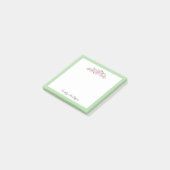 Post-it® Soft Pink Roses Notes with Name (Incliné)