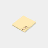 Post-it® Soif de vous drôle blague romantique rétro (Incliné)