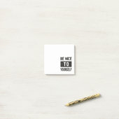 Post-it® Sois gentil avec toi-même (Sur un bureau)