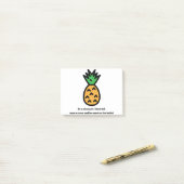 Post-it® Sois un ananas (Sur un bureau)