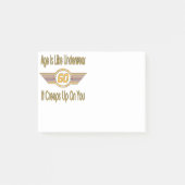 Post-it® Soixantième drôle - L'âge est comme des (Devant)