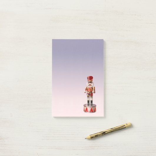 Post-it® Soldat de chien Nutcracker (Sur un bureau)