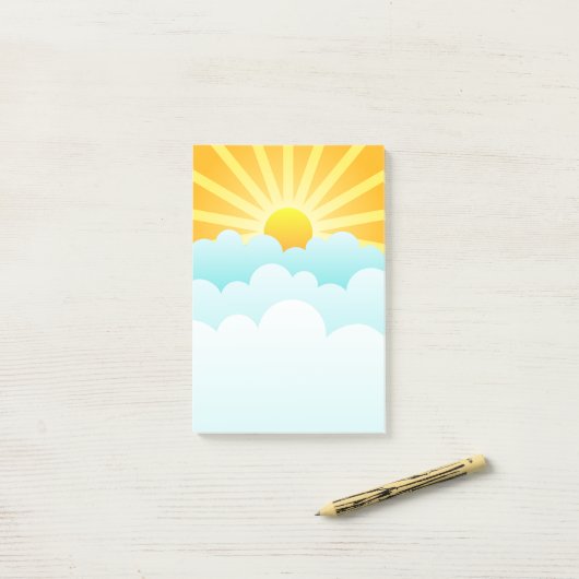Post-it® Soleil (Sur un bureau)