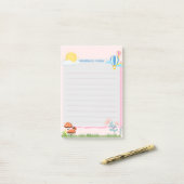 Post-it® Soleil Champignons Air Hot Ballots (Sur un bureau)