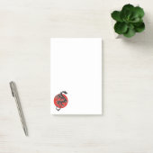 Post-it® Soleil dragon - blanc noir rouge + vos idées (Bureau)