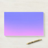 Post-it® soleil rose bleu (Sur un bureau)