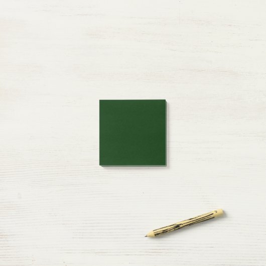 Post-it® Solide vert foncé (Sur un bureau)
