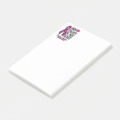 Post-it® Son combat...Cancer du sein (Incliné)