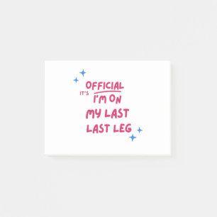 Post-it® Son Im Officiel Sur Mon Handicap Amputé De Derni