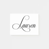 Son Nom Est Lauren Calligraphy