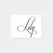 Post-it® Son Nom Est Lily Calligraphy (Devant)