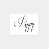 Post-it® Son nom est Poppy Calligraphy (Devant)
