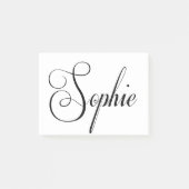 Post-it® Son Nom Est Sophie Calligraphy (Devant)