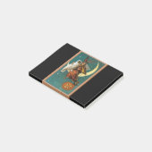 Post-it® Sorcier et hibou nostalgiques de joyeux Halloween (Incliné)